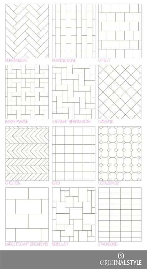 12 by 24 tile layout|Large Format Tile Patterns 